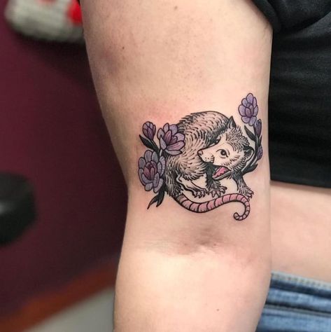 Opossum Tattoo, Love Tattoo Ideas, True Love Tattoo, Funky Tattoos, Animal Love, Love Tattoo, My Aesthetic, Temporary Tattoo Designs, Mom Tattoos