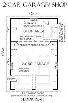 Metal Garage Buildings, Garage Hoist, Double Garage Door, Garage Building Plans, 2 Car Garage Plans, Duplex Ideas, Garage Plans Detached, Detached Garage Designs, Garage Shop Plans