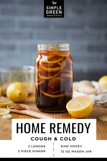 Ginger Lemon Honey Tea, Homemade Cough Remedies, Resep Smoothie, Ginger Honey, Easy Green Smoothie, Cold And Cough Remedies, Sick Remedies, Lemon Honey, Home Remedy For Cough