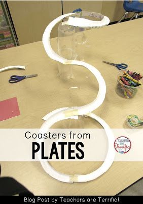 STEM Challenge: Make a marble run coaster using paper plates! Check this blog post for more! Library Makerspace, Stem Camp, Stem Club, Space The Final Frontier, Summer Stem, Steam Challenges, Steam Ideas, Stem Classes, Teaching Stem