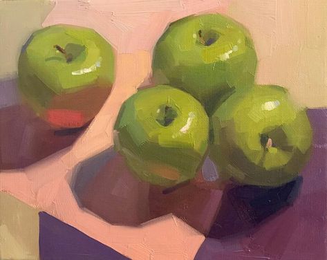 "One Plus Three" 8x10" Original oil paintings by Sarah Sedwick, click to view on Etsy. Linen Art, Oil Painting Tips, Painting A Day, Oil Painting For Sale, Daily Painting, Wow Art, Painting Still Life, Color Studies, Fruit Art