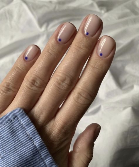 Minimal Nails Art, Nagellack Trends, Hello Nails, Subtle Nails, Minimal Nails, Casual Nails, Dots Nails, Cute Gel Nails, Shellac Nails