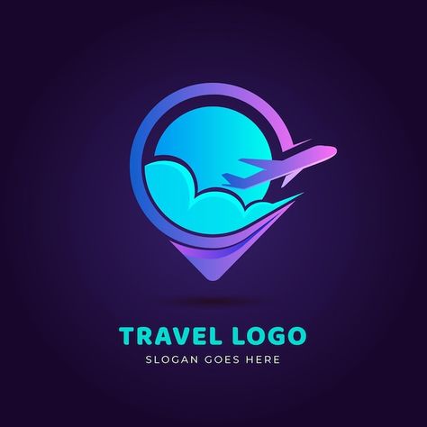 Travel Logo Design Ideas Creative, Travel Logo Design Ideas, Ideas For Logos, Holiday Logo Design, Travel Logo Design, Logo Voyage, Travel Agency Logo, Tourism Logo, Holiday Logo