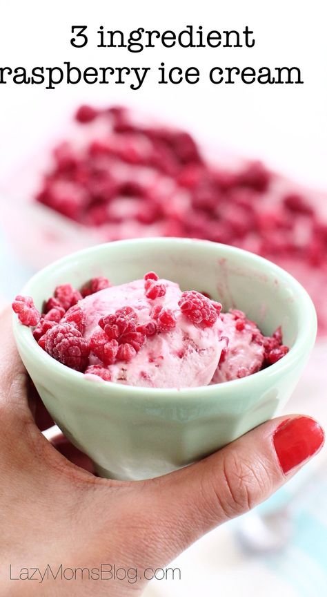 Banana Fudge, Raspberry Ice Cream, Protein Ice Cream, Raspberry Recipes, Dessert Simple, Keto Ice Cream, No Churn Ice Cream, Homemade Dough, Healthy Ice Cream