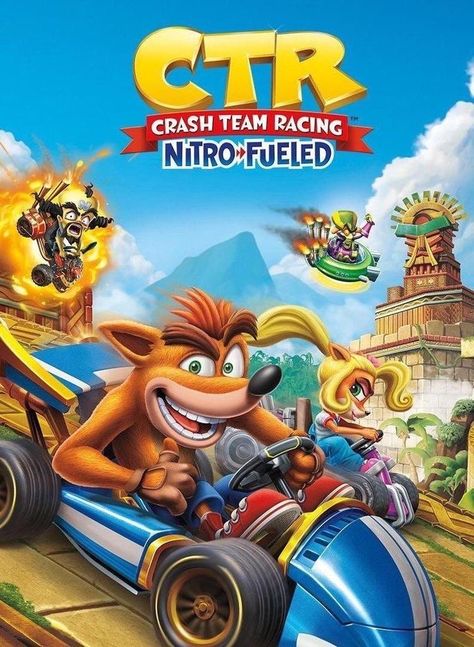 Crash Team Racing, Super Mario 3d, Xbox 1, Kart Racing, Crash Bandicoot, Cool Avatars, Single Player, Racing Games, Playstation