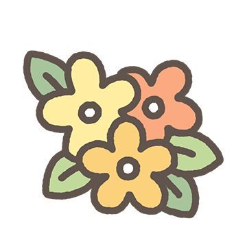 Small Plant Doodles, Cute Drawings Plants, Kawaii Flowers Drawing, Cute Little Flowers Drawing, Cute Flower Drawing Easy, How To Draw Flowers Easy, Cute Drawing Flowers, Little Flowers Drawing, Plant Illustration Simple