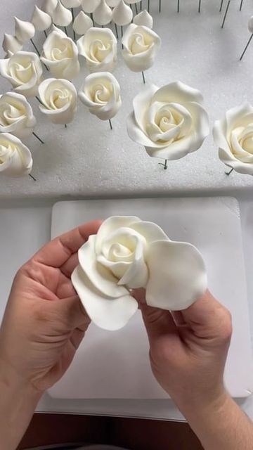 Garden Sugar Flowers on Instagram: "You can now subscribe! Complete videos on how to make my gum paste, flowers, and more! Link ⬆️⬆️⬆️⬆️⬆️ • • • • • • #gumpaste #gumpasteflowers #sugarflowers #sugarflower #sugarflowerart #artsugar #cake #cakes #cakedecorator #cakedesign #cakedecorating #cakeart #cakeartist #cakedecoratorsofinstagram #cakesupplies #topper #toppers #flowers #birthdaycake #weddingcake #weddingcakes" Gum Paste Flowers Cake, Golden Wedding Cake, Gum Paste Flowers Tutorials, Sugar Paste Flowers, Sugar Flowers Tutorial, Fondant Flower Tutorial, Cakes Decorating, Flower Season, Wedding Anniversary Cakes