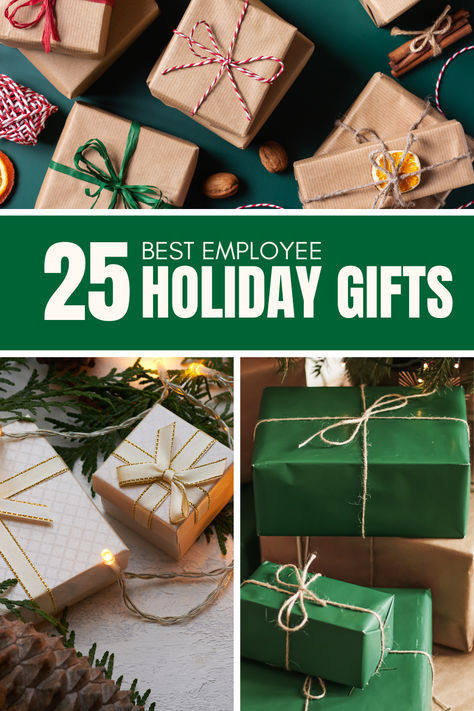 Want to boost morale and show your team you care without breaking the bank?  Employee appreciation is the secret sauce to a thriving workplace, and holiday gifts are the perfect way to serve it up. Studies show that 79% of employees work harder when they feel recognized. Boss To Employee Gifts, Gifts For Male Employees, Work Team Gifts, Employee Holiday Party Ideas, Gift For Employees From Boss, Employee Appreciation Ideas Gift, Company Holiday Gift Ideas, Appreciation Gifts For Employees, Holiday Gifts For Employees