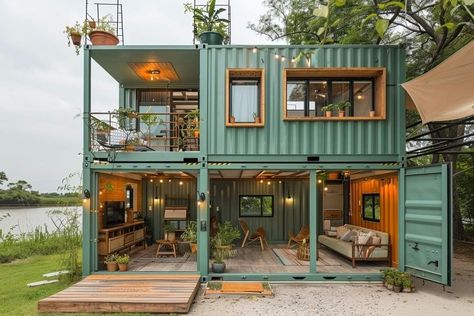 Shipping Container Home Designs, Library Aesthetic, Tiny House Inspiration, Casa Country, Building A Container Home, Save File, Cape Verde, Container House Plans, Casa Container