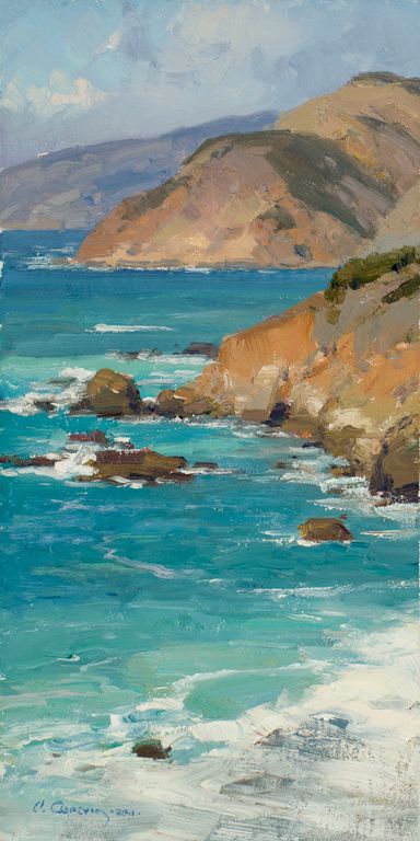 Acrylic Ideas, Canvas For Beginners, Summer Painting, Soyut Sanat Tabloları, Oil Pastel Art, Landscape Art Painting, Sea Painting, Ocean Painting, Beginner Painting