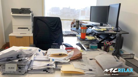 Messy Office, Office At Work, Messy Desk, Media Relations, Business Stories, Job Security, Marketing Data, Tidy Up, Business Leader