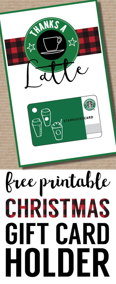 Easy Teacher Christmas Gift Idea {Starbucks Gift Card}. Cute teacher gift free printable Starbucks gift card holder. Thanks a latte gift card printable. Starbucks Gift Card Holder, Free Starbucks Gift Card, Paper Trail Design, Teacher Christmas Gift, Coffee Gifts Card, Starbucks Card, Cute Teacher Gifts, Trail Design, Thanks A Latte