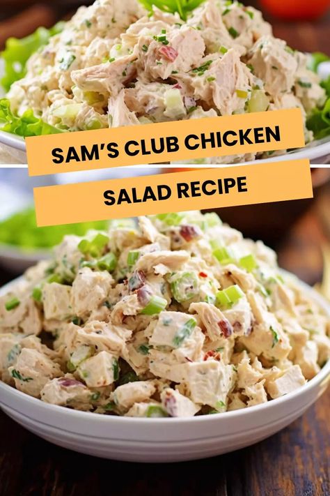 Sam’s Club Chicken Salad Recipe – Hungarian Chef Sam's Club Chicken Salad Recipe, Sams Club Chicken Salad Recipe, Corner Bakery Chicken Salad Recipe, Recipe With Mayonnaise, Calabacitas Recipe, Homemade Chicken Salads, Copy Cat Recipe, Rotisserie Chicken Salad, Chicken Salad Recipe Easy