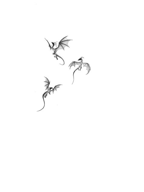 Tiny Dragons Tattoo, Flying Dragons Tattoo, Dragon Matching Tattoos, Simple Dragon Tattoo For Women, Flying Dragon Tattoo, Minimalist Dragon Tattoo, Little Dragon Tattoo, Fine Line Dragon Tattoo, Tiny Dragon Tattoo