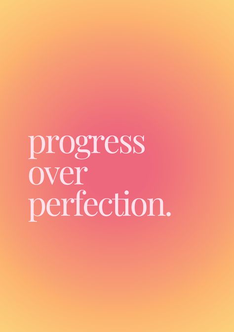 #motivation #quote #motivationalquotes #progress #thatgirl #dreamlife #perfection #aura Motivation Aura Wallpaper, Manifestation Quotes Aura, Motivational Aura Quotes, Motivational Room Posters, Auras With Quotes, Pink Aura Motivation, Aesthetic Qoutes Aura, Progression Over Perfection, Progression Not Perfection