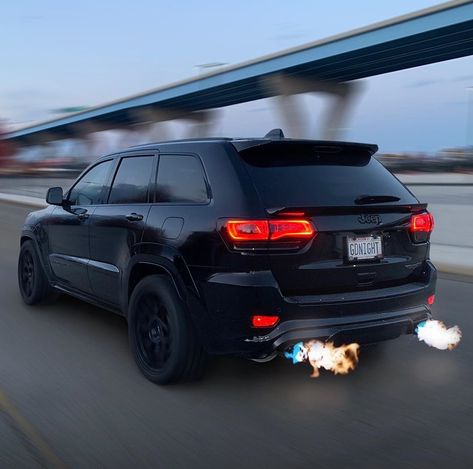 Jeep Trackhawk on Instagram: “Flamethrower 🔥🔥 ⬇️COMMENT BELOW⬇️ - Follow: @carsdaily Owner: @goodnight_6.2 Use Our Hashtag: #jeeptrackhawks…” Trackhawk Jeep Aesthetic, Modded Trackhawk, Jeep Srt Trackhawk Wallpaper, Jeep Srt8 Trackhawk, Keep Trackhawk, Trackhawk Aesthetic, Widebody Trackhawk, Trackhawk Jeep Custom, Trackhawk Wallpaper