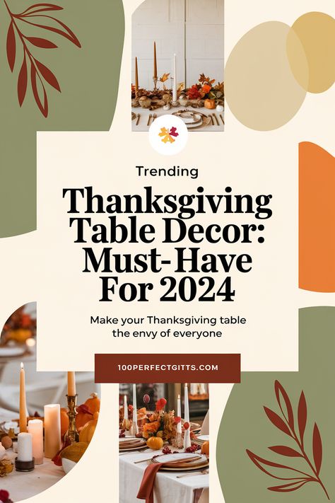 This year, we’re diving into the latest trends to make our holiday dining special. From natural centerpieces to creative place settings, 2024’s decor will mix old and new. Let’s discover the essential items that will make our tables unforgettable!


#thanksgivingdinner #happythanksgiving #thanksgiving #happythanksgivingeveryone #thanksgivingday #turkey 2024 Thanksgiving Trends, Thanksgiving Tablescapes 2024, Ideas For Thanksgiving Table, Natural Centerpieces, Thanksgiving Tables, Thanksgiving Tablecloth, Place Settings Thanksgiving, Turkey Platter, Thanksgiving Table Decor