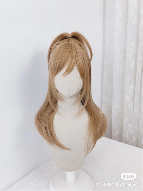 Harajuku Hair, Gyaru Hair, Kawaii Wigs, Cute Simple Hairstyles, Long Hair Wigs, Kawaii Hairstyles, Peinados Fáciles Para Cabello Corto, Hair Up Styles, Penteado Cabelo Curto