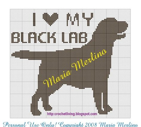 Crochet Labrador, Primitive Embroidery, Decorated Bags, Waffle Stitch, Labrador Retriever Puppies, Black Labs, Cat Cross Stitch, Dog Crafts, Perler Patterns