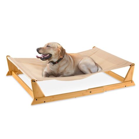 Wooden Pet Bed, Puppy List, Dog Hammock, Dog Yard, Pet Hammock, Dog Bed Furniture, Dog Beds For Small Dogs, Cool Dog Beds, Dog Rooms