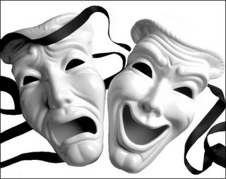 Theatre Comedy Tragedy Masks, Drama Masks, Tragedy Mask, Drama Class, Theatre Masks, Comedy And Tragedy, Extroverted Introvert, Emily Bronte, The Magicians