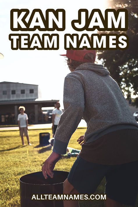 A player aiming for a Kan Jam goal during a game in the park, highlighting fun and creative Kan Jam team names for tournaments, backyard games, and social gatherings on allteamnames.com. Beer Pong Team Names, Fun Team Names, Netball Team Names, Team Names Funny, Kan Jam, Gamer Names, Drinking Team, Baby One More Time, Throw In The Towel