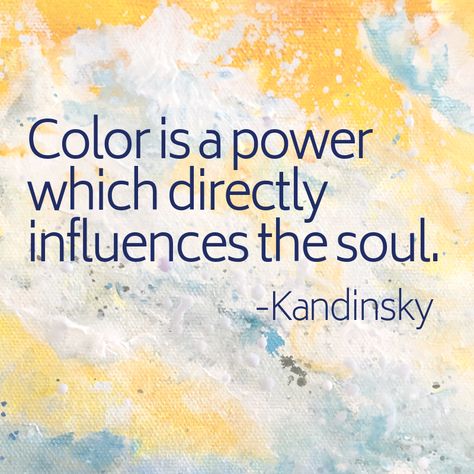 "Color is a power which directly influences the soul." Quote from Kandinsky. Painting by Christina Gates. #createdbychrista #quote #inspiration #kandinsky #color #soul #motivation #painting #paint #painter #abstract #art #colorful Art Quotes Inspirational, Color Quotes, Artist Quotes, Creativity Quotes, Soul Quotes, Motivational Quotes For Success, Quotable Quotes, Cool Stuff, A Quote