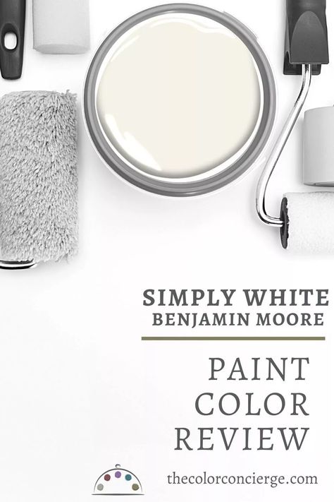 Simply White Paint, Benjamin Moore Simply White, Benjamin Moore Cloud White, Benjamin Moore Paint Colors, White Paint Color, Warm Paint Colors, Benjamin Moore White, Unedited Photos, Best White Paint