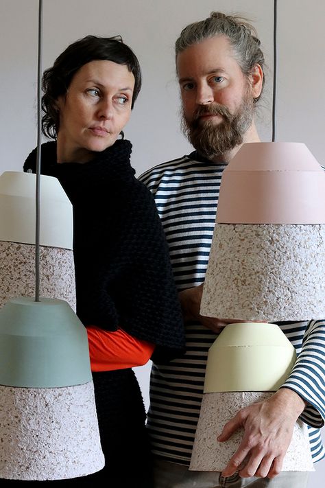 12 stunning examples of eco chic lighting made from paper - UPCYCLIST Lampshade From Recycled Materials, Papier Mache Lighting, Diy Paper Lampshade, Paper Mache Cardboard, Paper Light Shades, Paper Lighting, Paper Mulberry, Chic Lighting, Paper Pulp