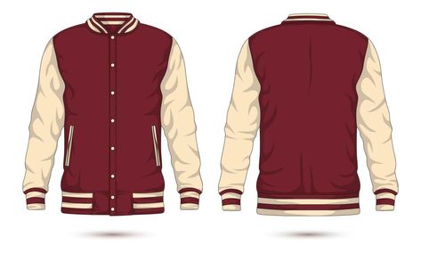 Varsity Jacket Mockup, Jacket Mockup, Apa Aja, Logo Banners, Cityscape Photos, Layout Template, Back View, Photo Template, Jacket Design