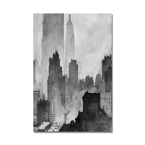 DYC Prosperous Urban Landscape Print Art - Postmodern Art, Types Of Art Styles, Abstract City, Architectural Models, Dining Room Wall Art, Nordic Wall Art, Black And White Painting, Kitchen Prints, Canvas Art Wall Decor