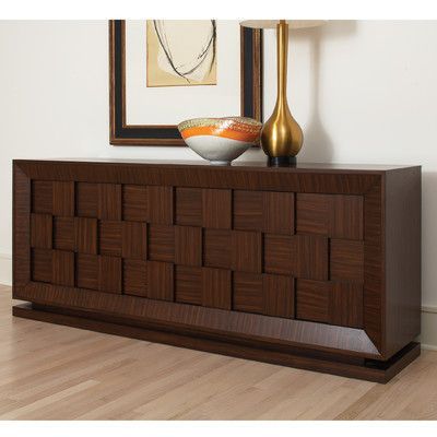 Global Views Quad Block Chest Luxury Sideboard, Instyle Decor, Modern Buffet, Solid Wood Sideboard, Sideboard Designs, Global Views, Zebra Wood, Wood Sideboard, Futurism