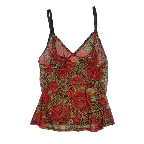 Victorias Secret Cami A size small leopard print... - Depop Melbourne Fits, Teen Tops, Leopard Cami, Leopard Print Cami, Op Shop, Teen Top, Thrift Finds, Fit Inspo, Rose Design