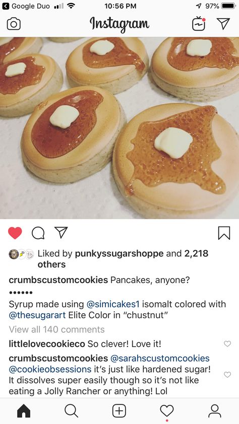 Pancake Cookies, O Taste And See, Decorating Sugar Cookies, Sugar Cookies With Royal Icing, Frosted Cookies, A Spoonful Of Sugar, Cookies With Royal Icing, Taste And See, Food Cookies