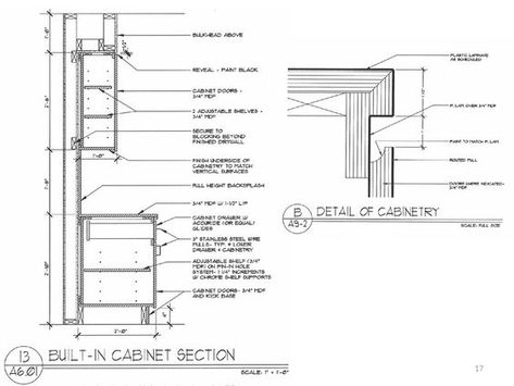 Kitchen Details Drawing Cabinets, Joinery Details Drawing, Cabinet Detail Drawing, Kitchen Details Drawing, Furniture Details Drawing, Drawing Furniture, Kitchen Layout Plans, Cabinet Detailing, Joinery Design