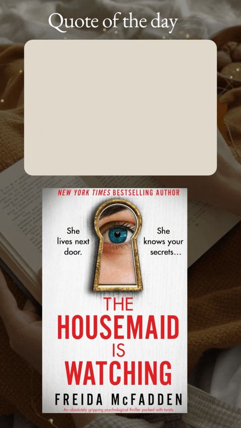 The Housemaid Is Watching: An absolutely gripping psychological thriller packed with twists