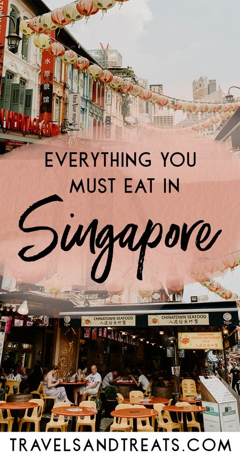 Things you must eat in Singapore and the best Chinatown Singapore food tour. via @travelsandtreats Chinatown Singapore, Singapore Travel Tips, Singapore Things To Do, Singapore Itinerary, Singapore Trip, Things To Do In Singapore, Travel Singapore, Singapore Food, Travel Destinations Asia