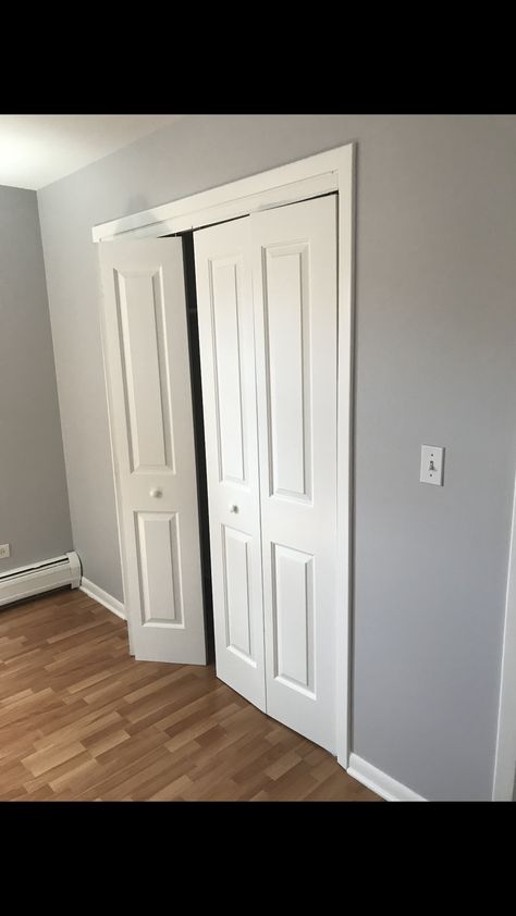 White Metal by Behr White Metal Behr Paint, Behr Paint Colors Grey Bedroom, Behr White Metal, Gray Room Paint, Behr Gray Paint, Behr Paint Colors Grey, Boys Bedroom Paint, Light Paint Colors, Gray Painted Walls