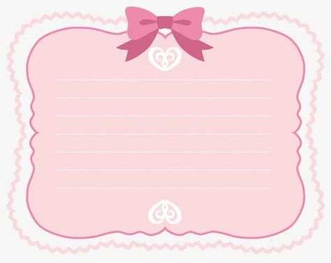 Pink Scrapbook, Ribbon Clipart, Logo Online Shop, Cute Borders, Pink Png, Frame Pink, Border Png, Ribbon Png, Diy Embroidery Patterns