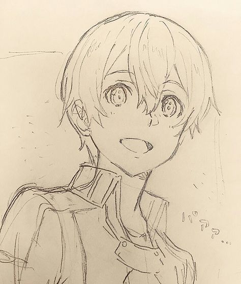 Kirito Drawing, Bsd Fanfic, Sao Eugeo, Eugeo Sao, 얼굴 드로잉, Art Tutorials Drawing, Art Drawings Sketches Simple, Anime Sketch, Manga Drawing