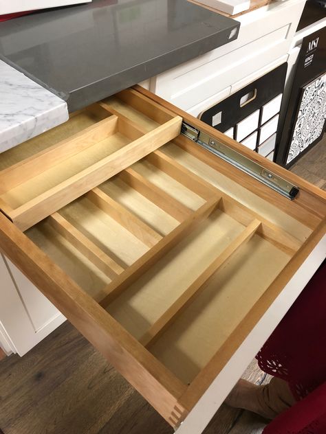 Drawer Divider, Kitchen Remodel Idea, Dressing Table, Flatware Tray, Kitchen Storage, Kitchen Remodel, Kitchen Design, Divider, Coffee Table