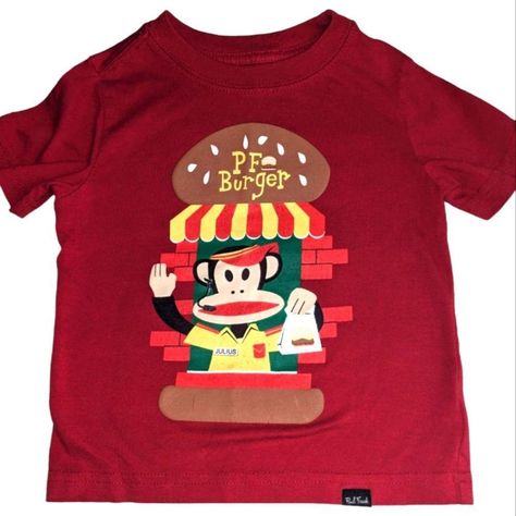 Paul Frank PF Burger vintage Tshirt size worn off... - Depop Paul Frank Halloween, Paul Frank Poster, Paul Frank Clothes, Paul Frank Tshirt, Paul Frank Monkey, Paul Frank, Vintage Tshirts, Costume Design, T Shirt