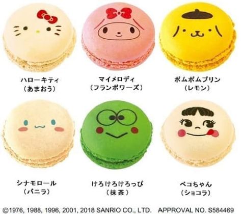 Macaron Lemon, Macaroon Tower, Macaron Template, 16 Candles, Hello Kitty Printables, Food Doodles, Sour Taste, Pretty Birthday Cakes, Flavored Tea