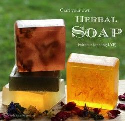 HOW TO MAKE HERBAL SOAP WITHOUT LYE - great tips for jazzing up soap and making it your own - Making Soap Without Lye, Soap Without Lye, Preserving Basil, Salsa Garden, Basil Garden, Savon Diy, Săpunuri Handmade, Herbal Soap, Herb Gardening