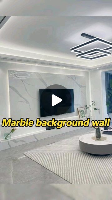 Background Wall Design, Marble Background, Background Wall, July 3, Wall Board, Renovation Project, Tv Unit, Tv Wall, Style Art