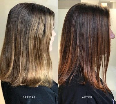 madison reed hair gloss before and after Blonde Hair For Brunettes, Brunette Hair Color With Highlights, Medium Brunette Hair, Gloss Hair, Madison Reed, Brunette Bob, Hair Gloss, Nappy Hair, Hair Dyes