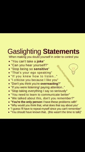 Gaslighters Quotes, What Does Gaslighting Look Like, Gaslighter Signs, Gaslighting In Friendships, Gaslighting Quotes Work, Response To Gaslighting, Gaslighting Quotes Funny, Quotes About Gaslighting, Examples Of Gaslighting