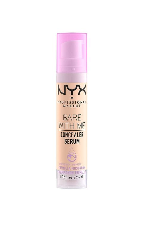 Nyx Bear With Me Concealer, Nyx Serum Concealer, Nyx Makeup Products, Nyx Bare With Me Concealer, Nyx Bare With Me, Bare With Me Concealer Serum, Nyx Concealer, Dream Makeup, Makeup Wishlist