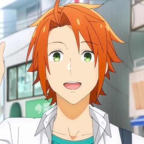 Horimiya Characters Hori San, Anime Horimiya, Anime Photo, Hair Boy, Hd Anime, Anime Pictures, Orange Hair, Anime Boys, Anime Icons