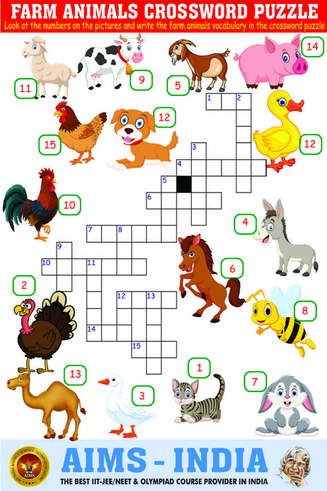 English Printables, Irregular Nouns, Puzzle Worksheet, School Subjects, Crossword Puzzle, Online Workouts, Exercise For Kids, Google Classroom, Farm Animals